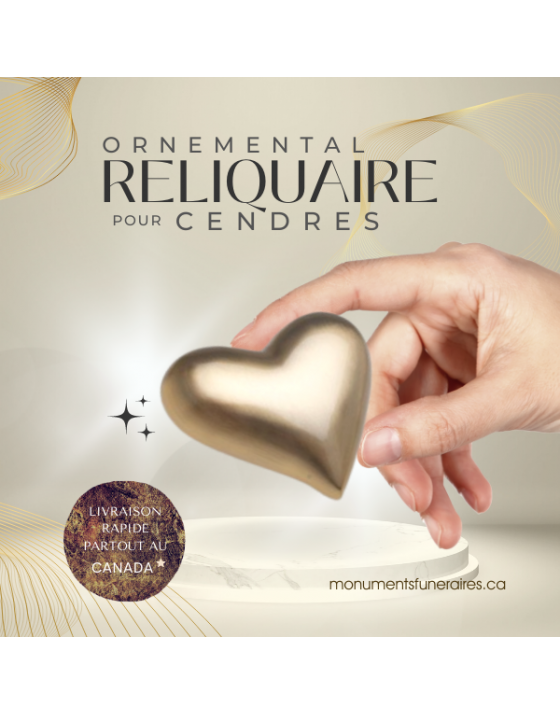 Or brossé (Coeur reliquaire) Or brossé (Coeur reliquaire)